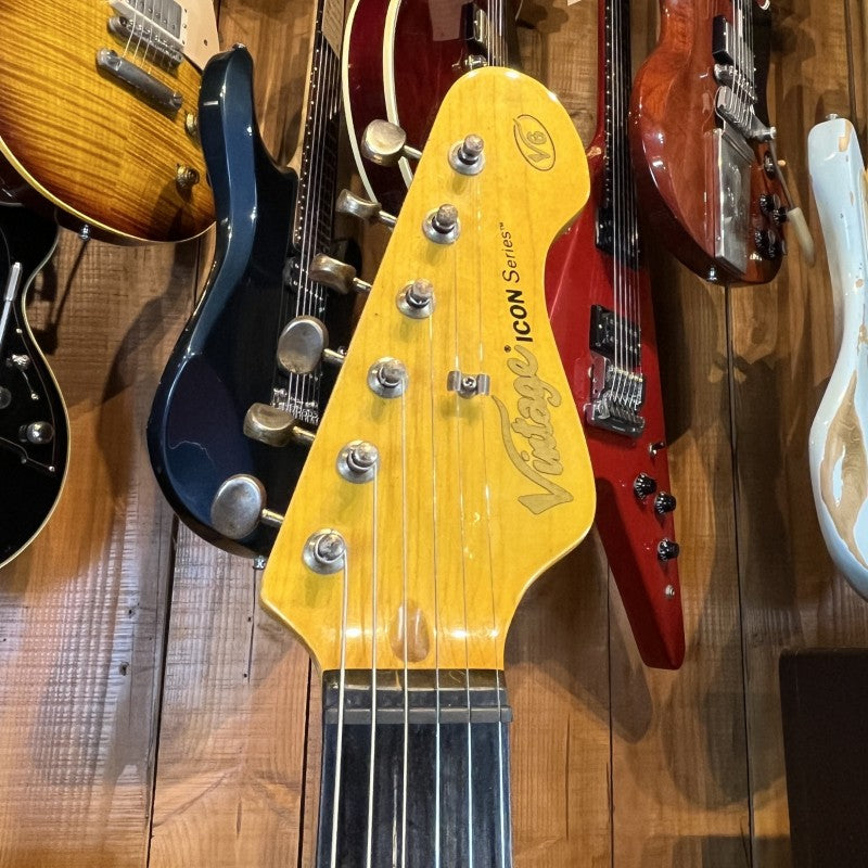 Vintage V6HMRSB Stratocaster HSS