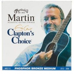 *B-STOCK* MEC13 - Jeu de cordes Martin Signature Eric Clapton Tirant Medium 13/56 Martin - 1