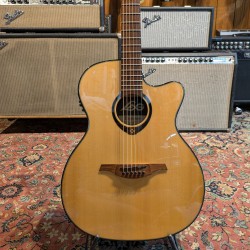 Lag T80ACE Tramontane Auditorium with Cutaway 2010s - Natural Lag - 7