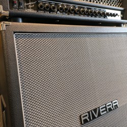 RIVERA KNUCKLEHEAD REVERB + CAB RIVERA LOS BOTTOM SUB1 + FLIGHT CASE- 2000's  - 2