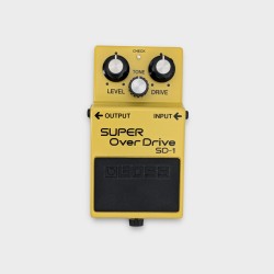 Boss SD-1 Super OverDrive (Silver Label) 1997 - Present - Yellow Boss - 5