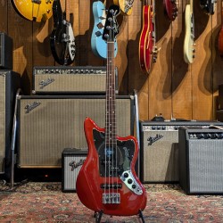 Squier Vintage Modified Jaguar Bass Special 2011 - 2018 - Crimson Red Transparent squier - 4