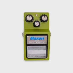 Maxon SD-9 Sonic Distortion 2010s - Neon Green Maxon - 5