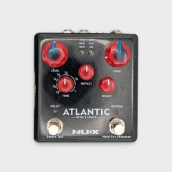 NuX NDR-5 Verdugo Series Atlantic Delay/Reverb 2018 - Black/Red  - 2