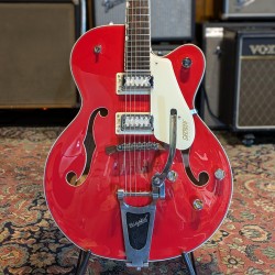 Gretsch G5410T Electromatic Tri-Five - Two Tone Fiesta Red/Vintage White Gretsch - 6