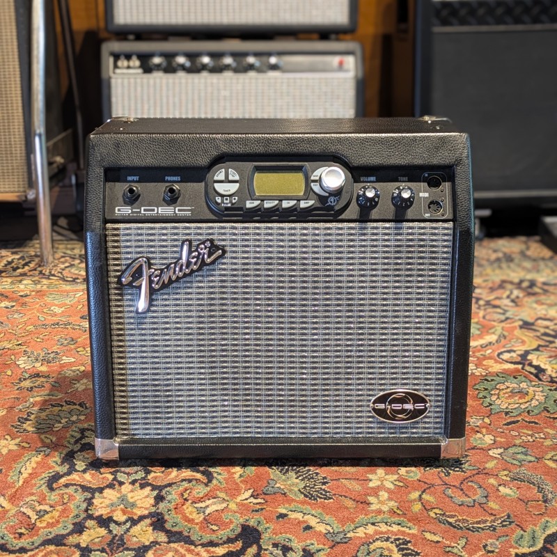 Fender G-DEC Guitar Digital Entertainment Center 15-Watt 1x8" Guitar Practice Amp 2005 - 2010 - Black Fender - 2 Fender G-DEC Guitar Digital Entertainment Center 15-Watt 1x8" Guitar Practice Amp 2005 - 2010 - Black Fender - 2