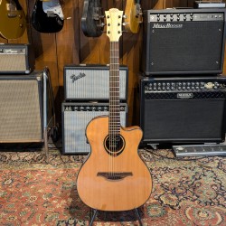 Lag T80ACE Tramontane Auditorium with Cutaway 2010s - Natural Lag - 5