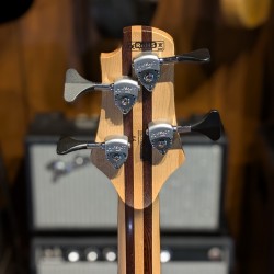 Cort A4 Plus FMMH OPN Artisan Series Figured Maple/Mahogany 4-String Bass 2010s - Open Pore Natural Cort - 1