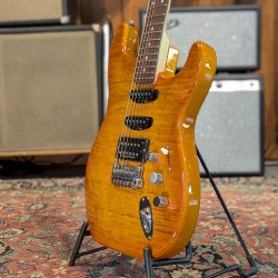 G&L Fullerton Deluxe Legacy HSS - Honey Burst G&L - 7