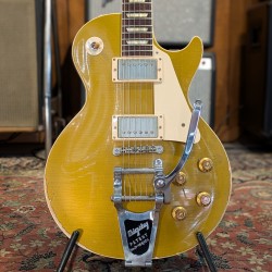 Gibson Les Paul 57 Custom Shop Bigsby - Goldtop Gibson - 13