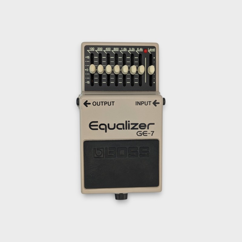 Boss GE-7 Equalizer (Black or Silver Label) 1997 - Present - Grey Boss - 7 Boss GE-7 Equalizer (Black or Silver Label) 1997 - Present - Grey Boss - 7