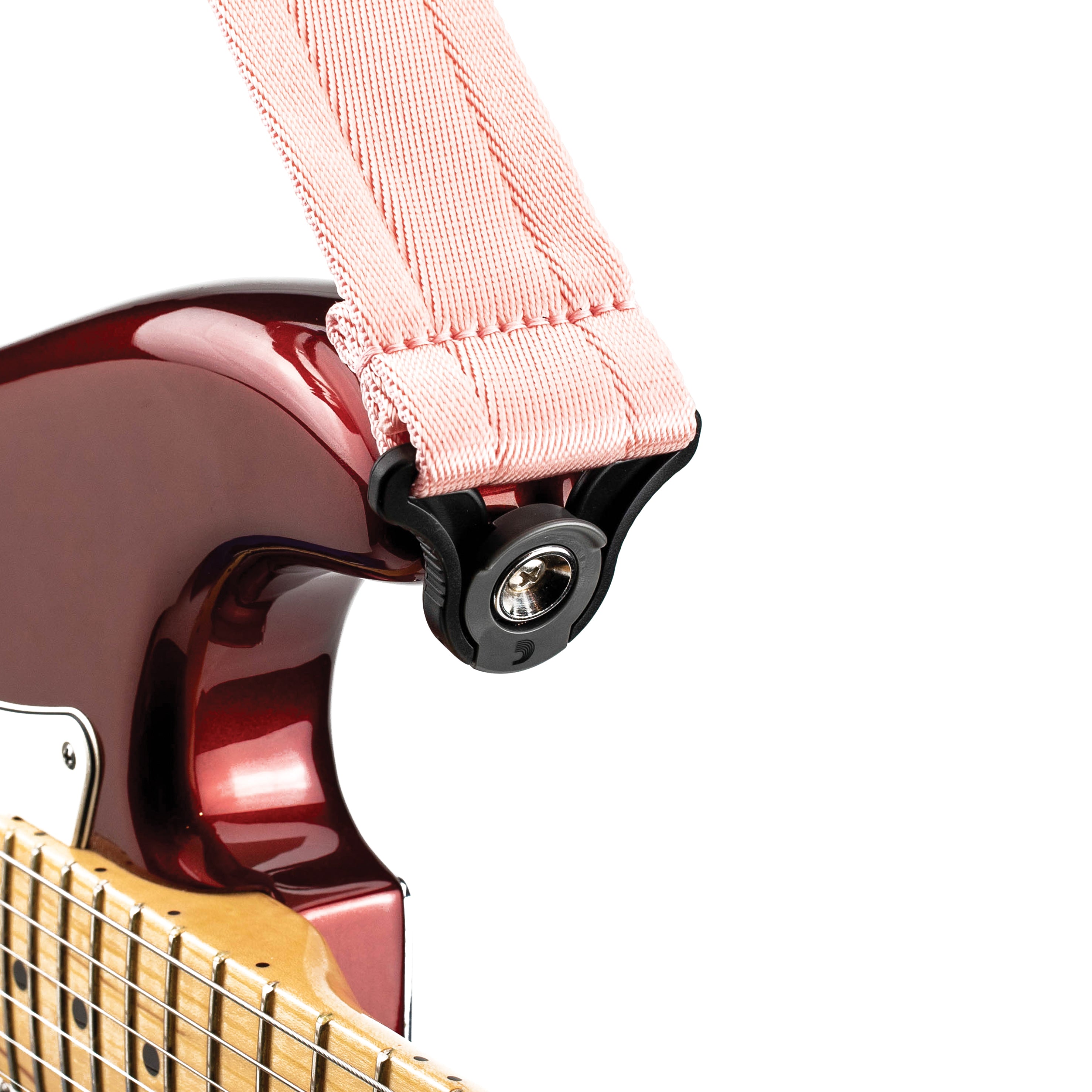 D’Addario Auto Lock Strap Pink