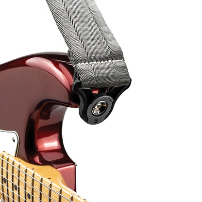 D’Addario Auto Lock Strap Grey