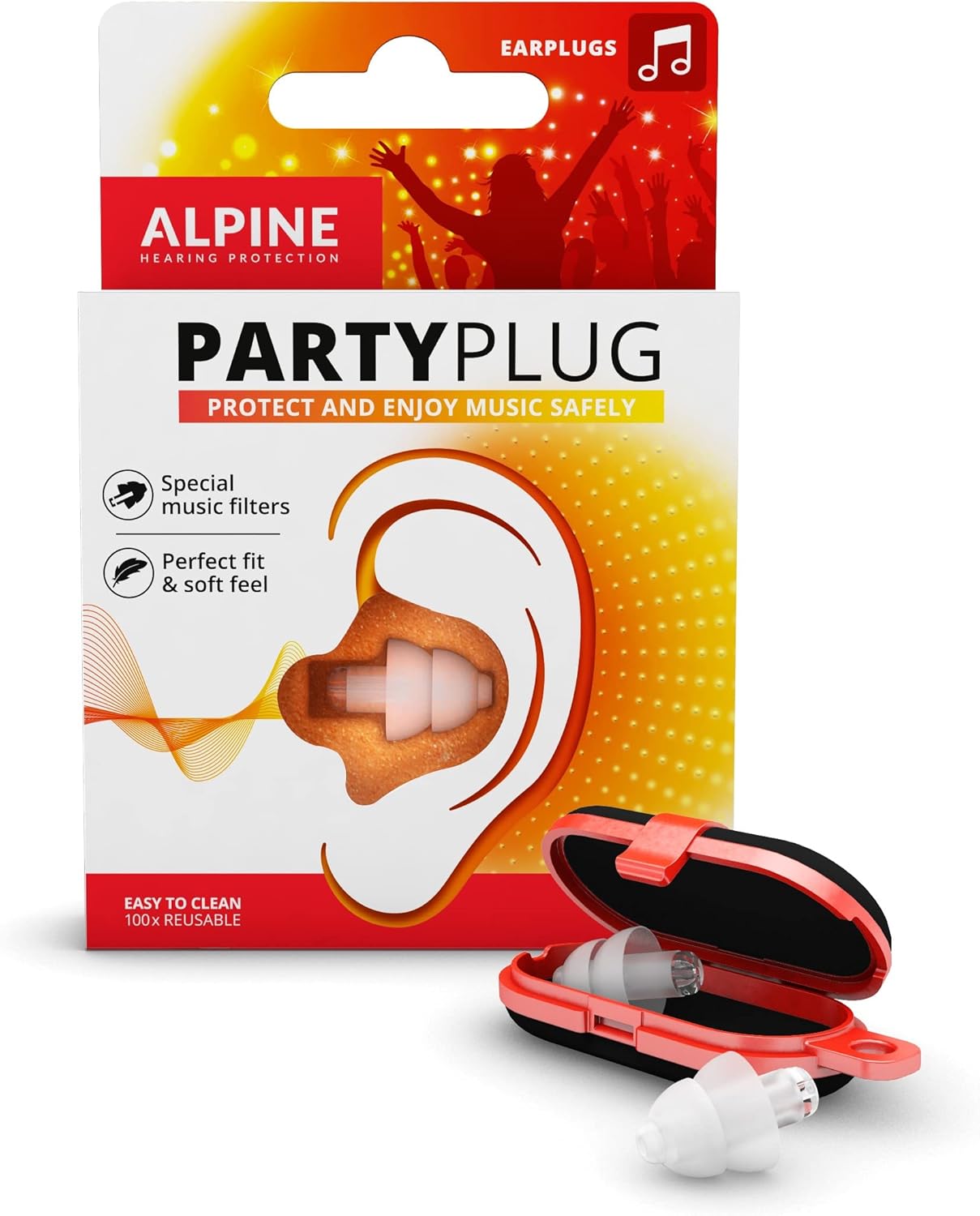 Alpine PartyPlug Transparent – Bouchon d’oreille