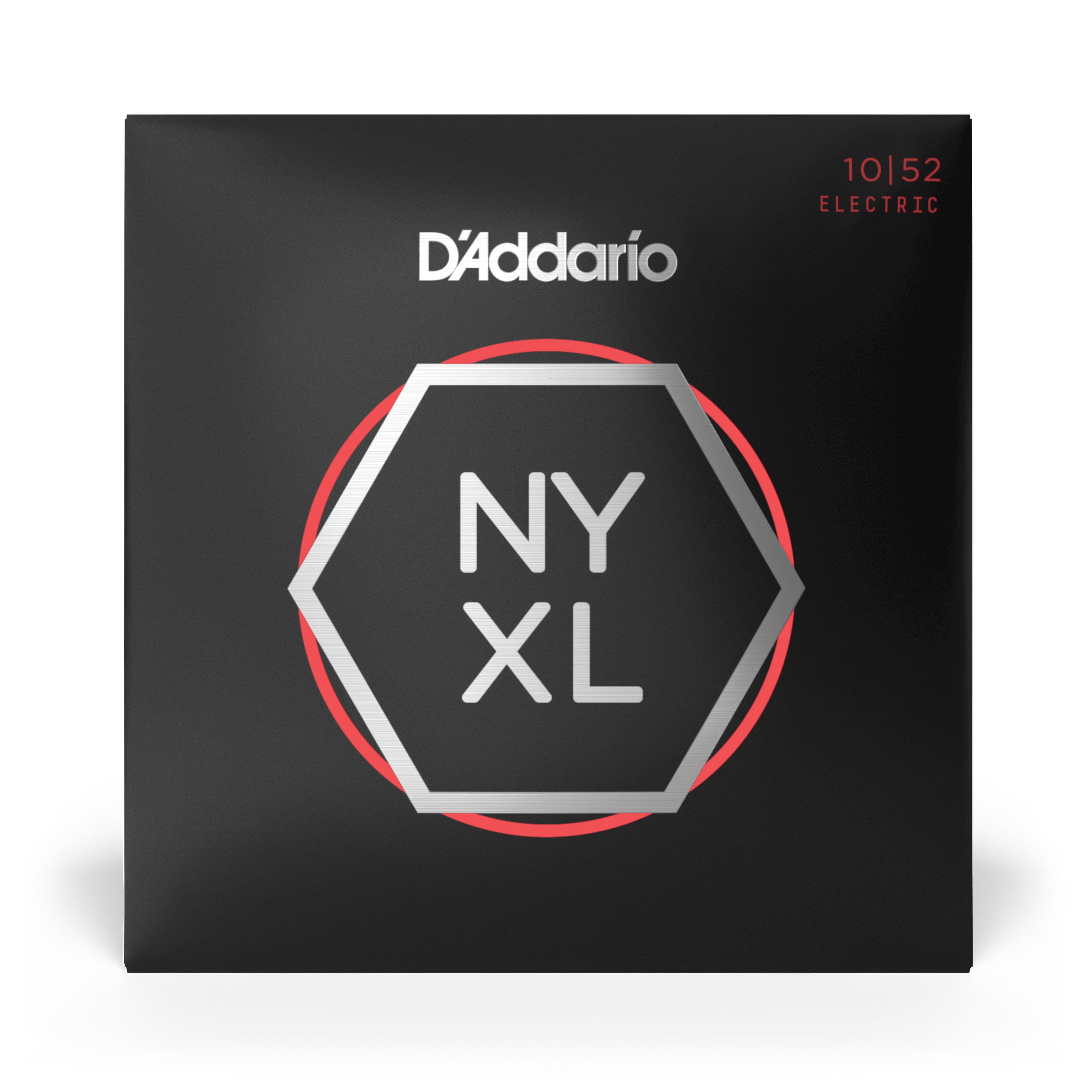 D'addario NYXL1052 Nickel Wound Electric Guitar Strings, Light Top / Heavy Bottom, 10-52