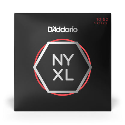 D'addario NYXL1052 Nickel Wound Electric Guitar Strings, Light Top / Heavy Bottom, 10-52