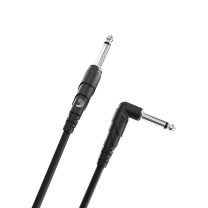 D'Addario Câble instrument gamme Classics par D'Addario, connecteur à angle droit, 6 mètres