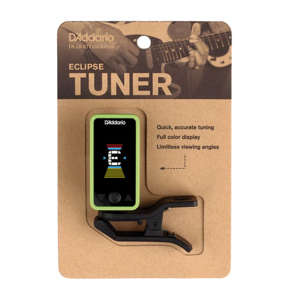 Accordeur à pince Eclipse, vert, par D'Addario