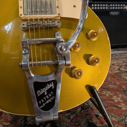 Gibson Les Paul 57 Custom Shop Bigsby - Goldtop