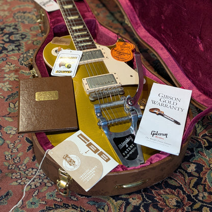 Gibson Les Paul 57 Custom Shop Bigsby - Goldtop