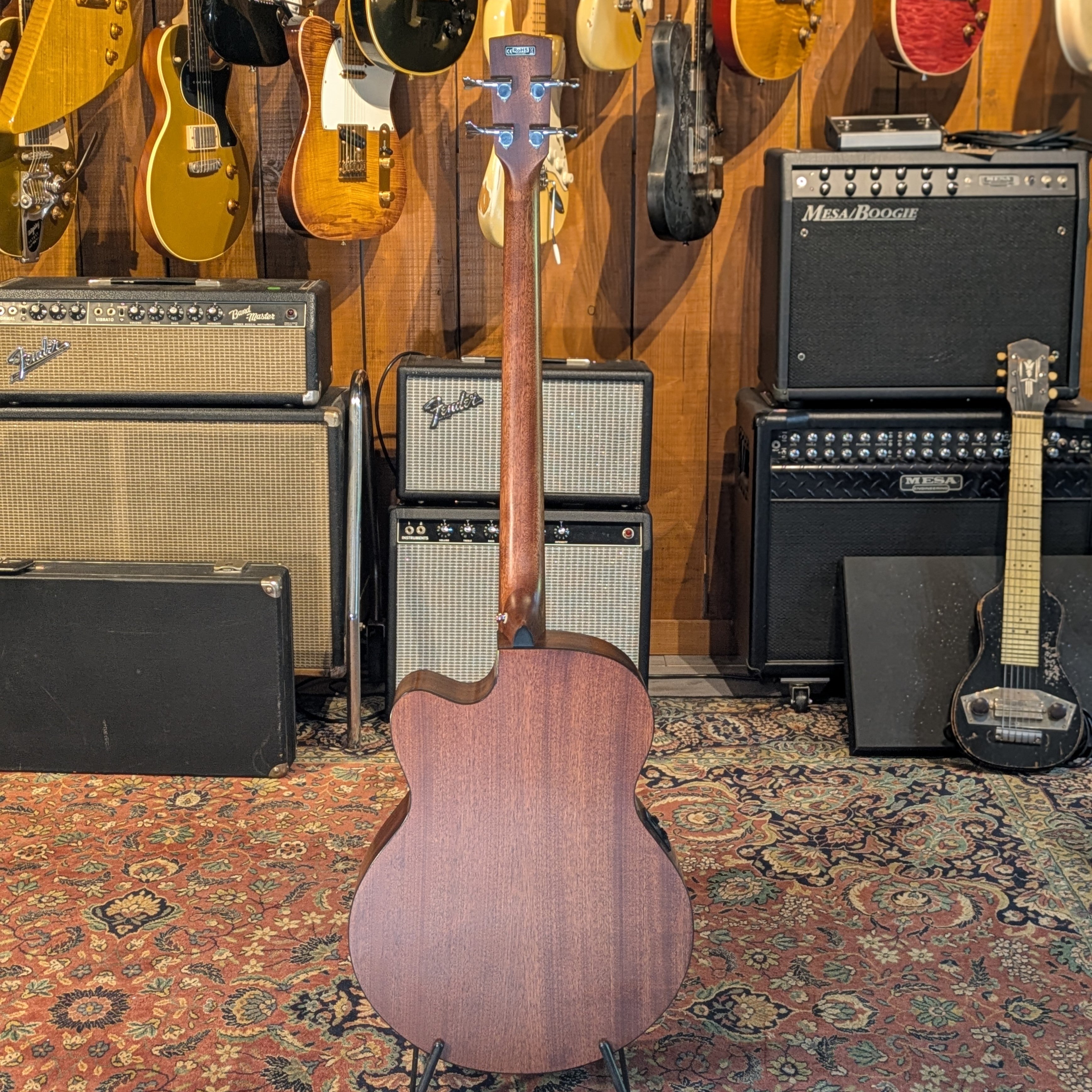 Cort SJB5F NS Acoustic 4-String Bass Cutaway with Electronics