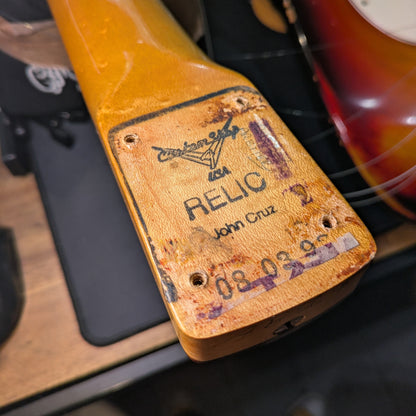 Fender Stratocaster John Cruz / Cunetto Custom Shop - 1998 - Sunburst relic