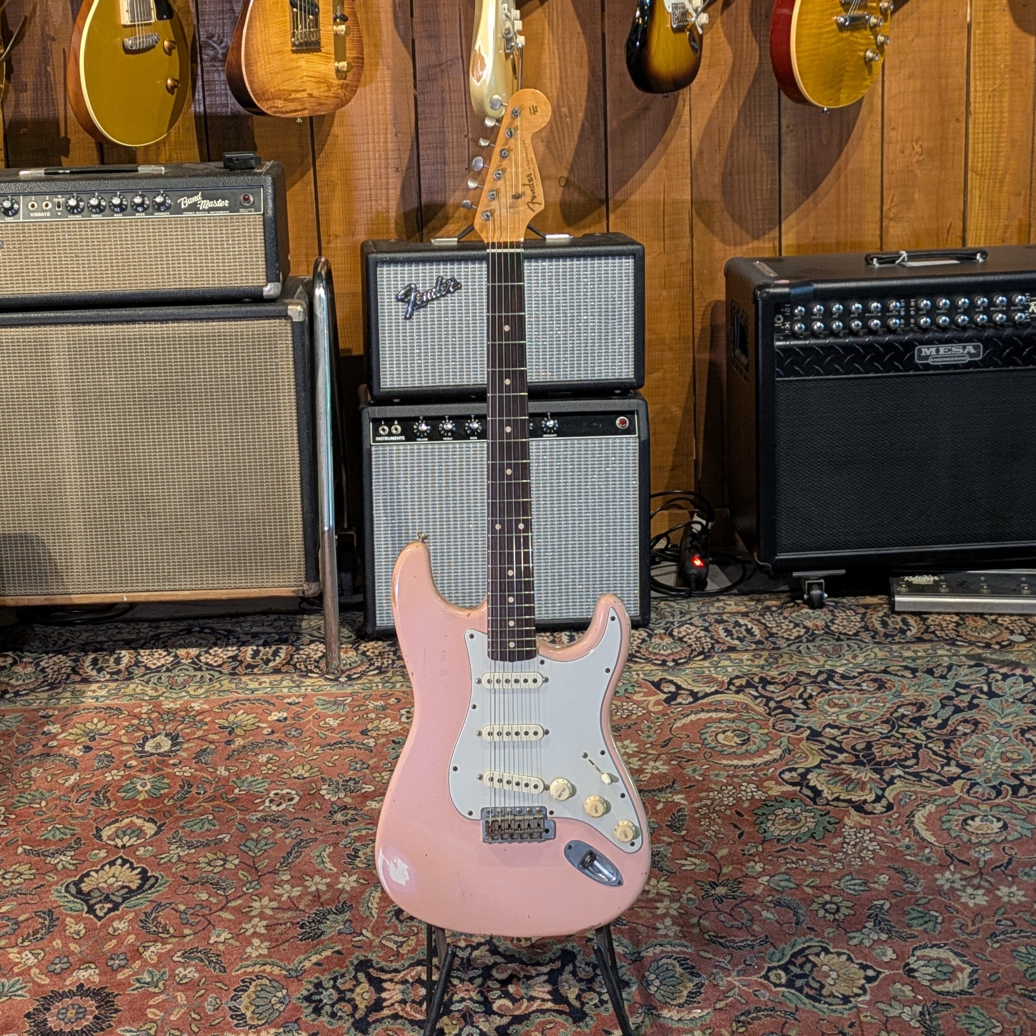 FENDER Stratocaster JOHN CRUZ CUSTOM SHOP Shell Pink 1996 SERIE CUNETTO
