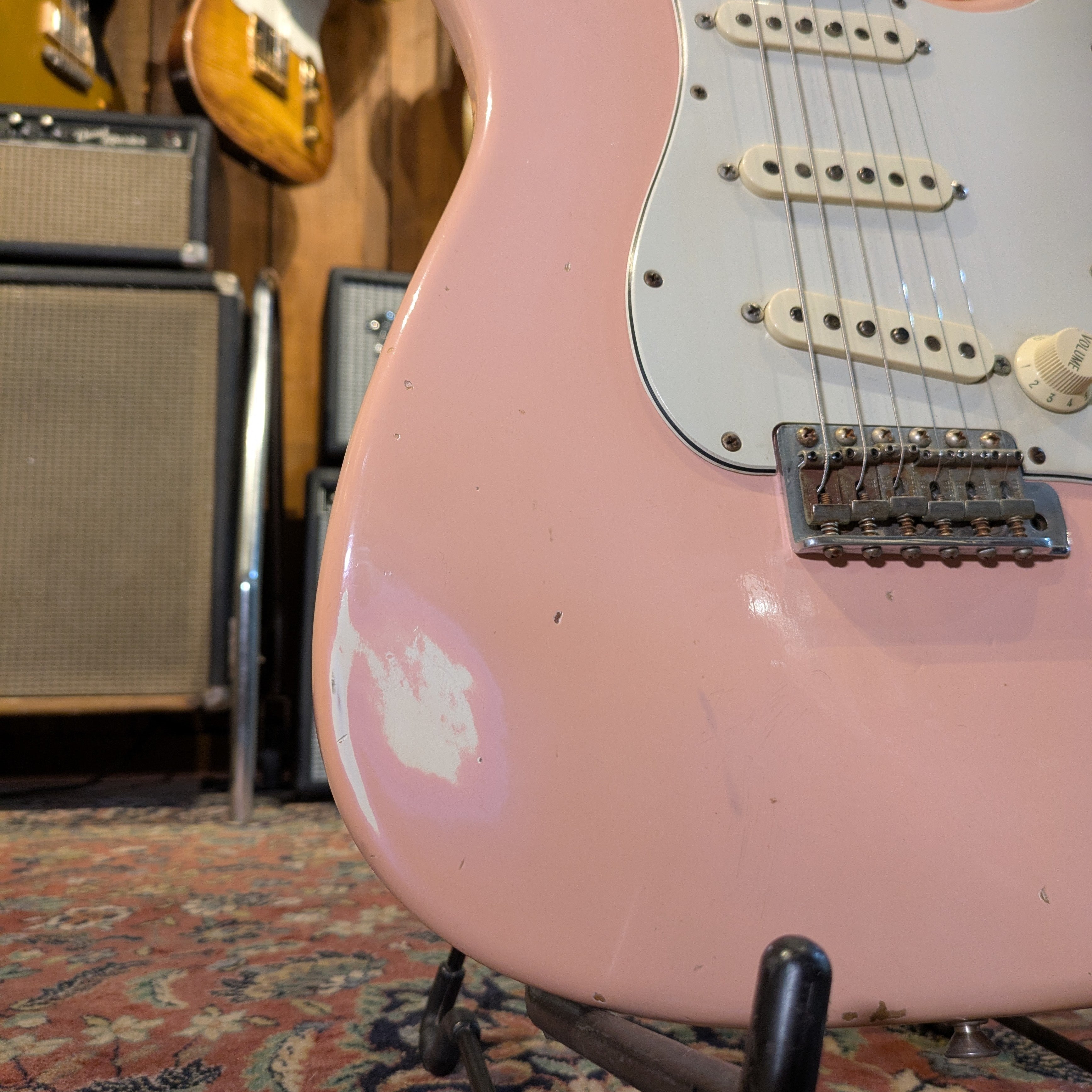 FENDER Stratocaster JOHN CRUZ CUSTOM SHOP Shell Pink 1996 SERIE CUNETTO