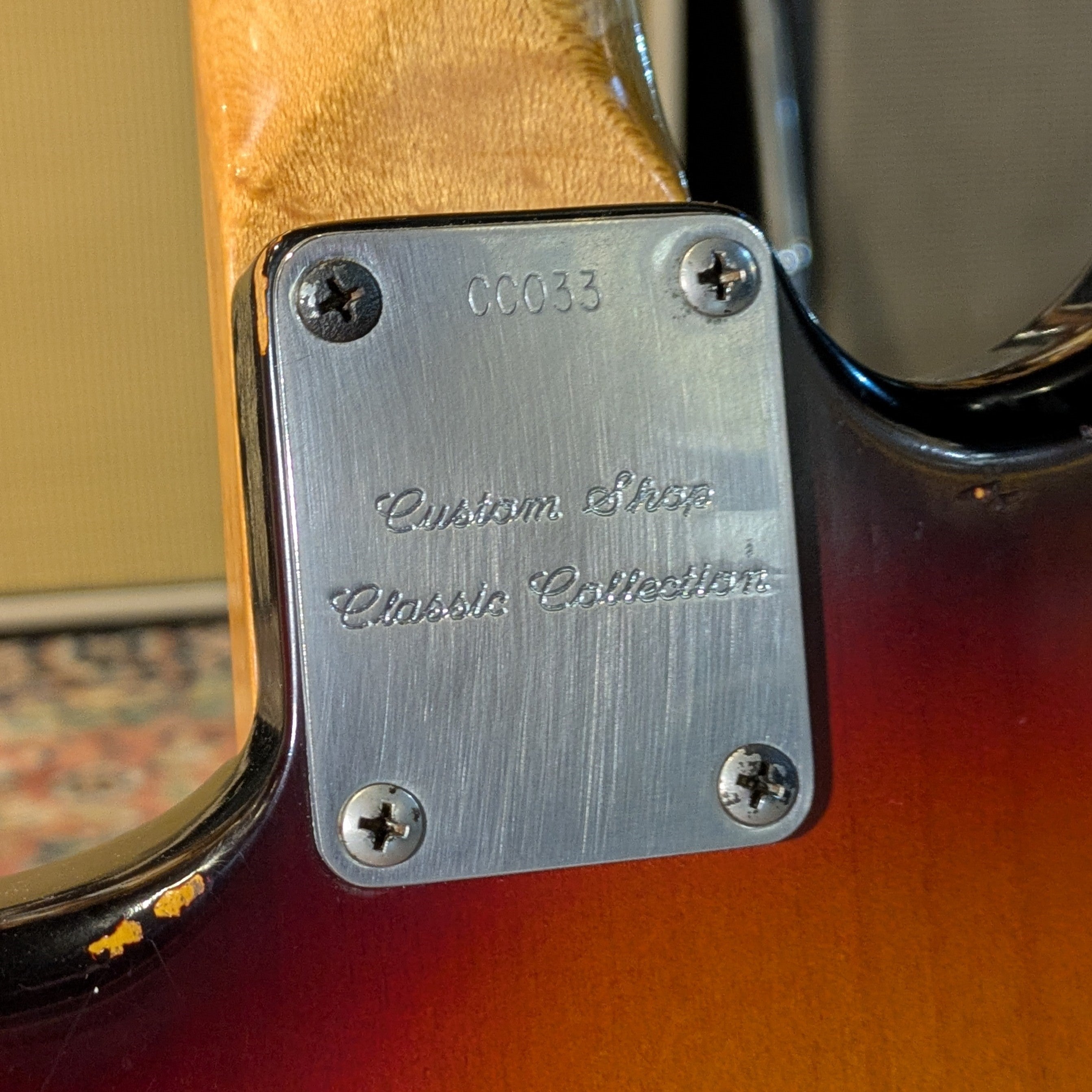 Fender Stratocaster John Cruz / Cunetto Custom Shop - 1998 - Sunburst relic