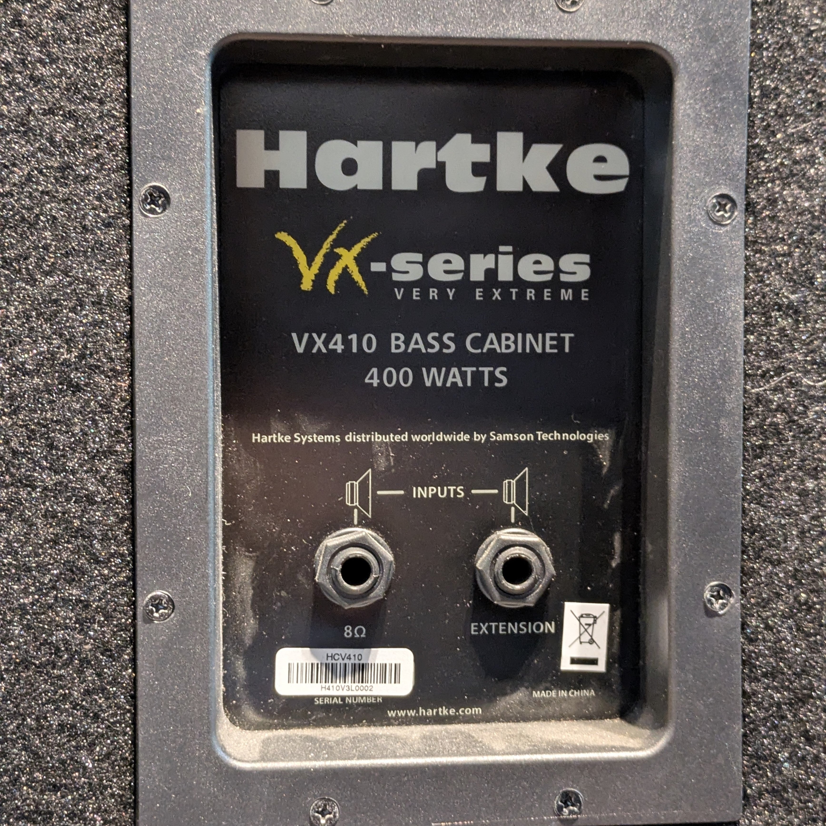 HARTKE MODEL 3500 Head 350W + CAB VX 410