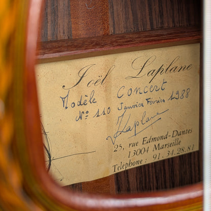 Joel Laplane Modèle Concert 1988