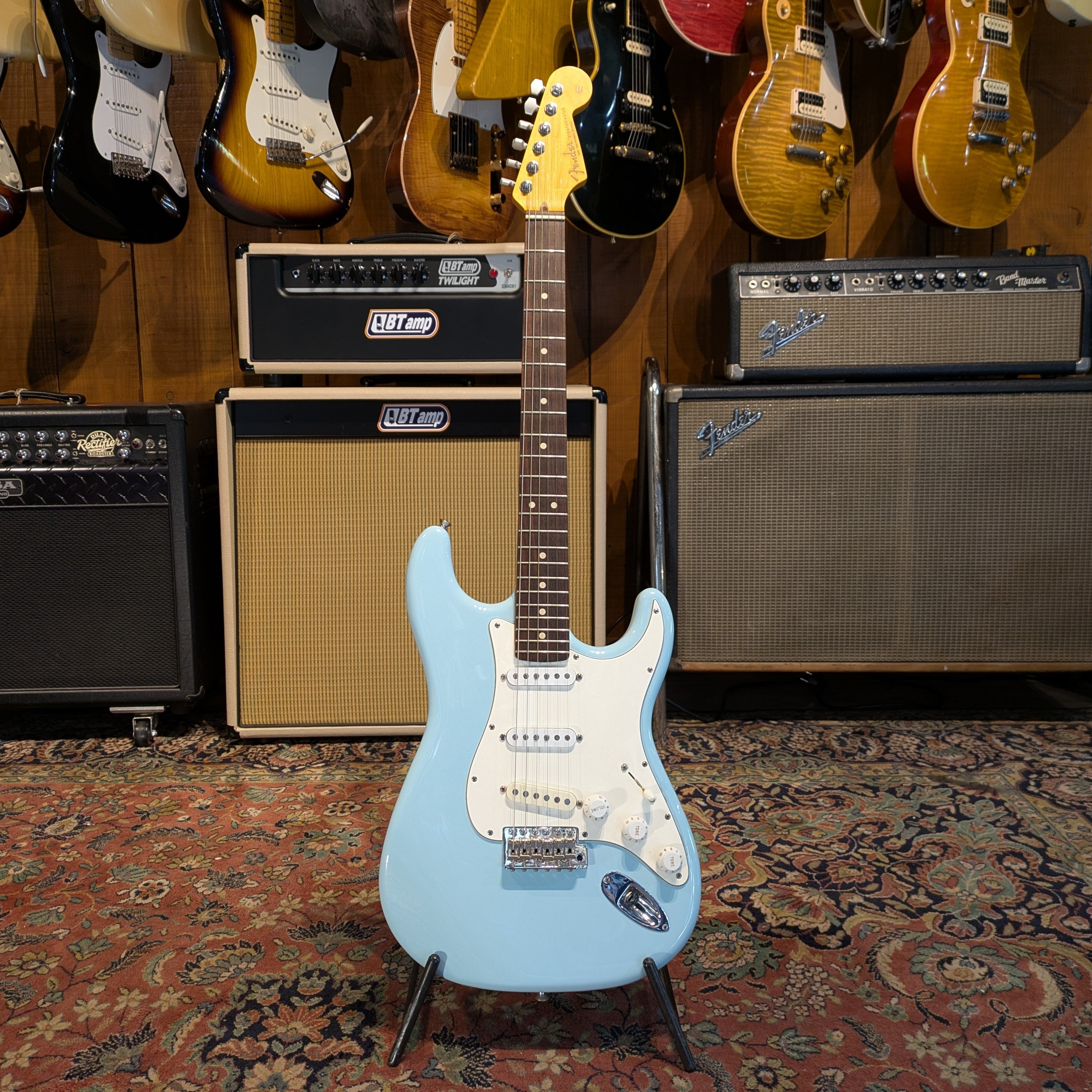Warmoth Partcaster Stratocaster - Sonic Blue