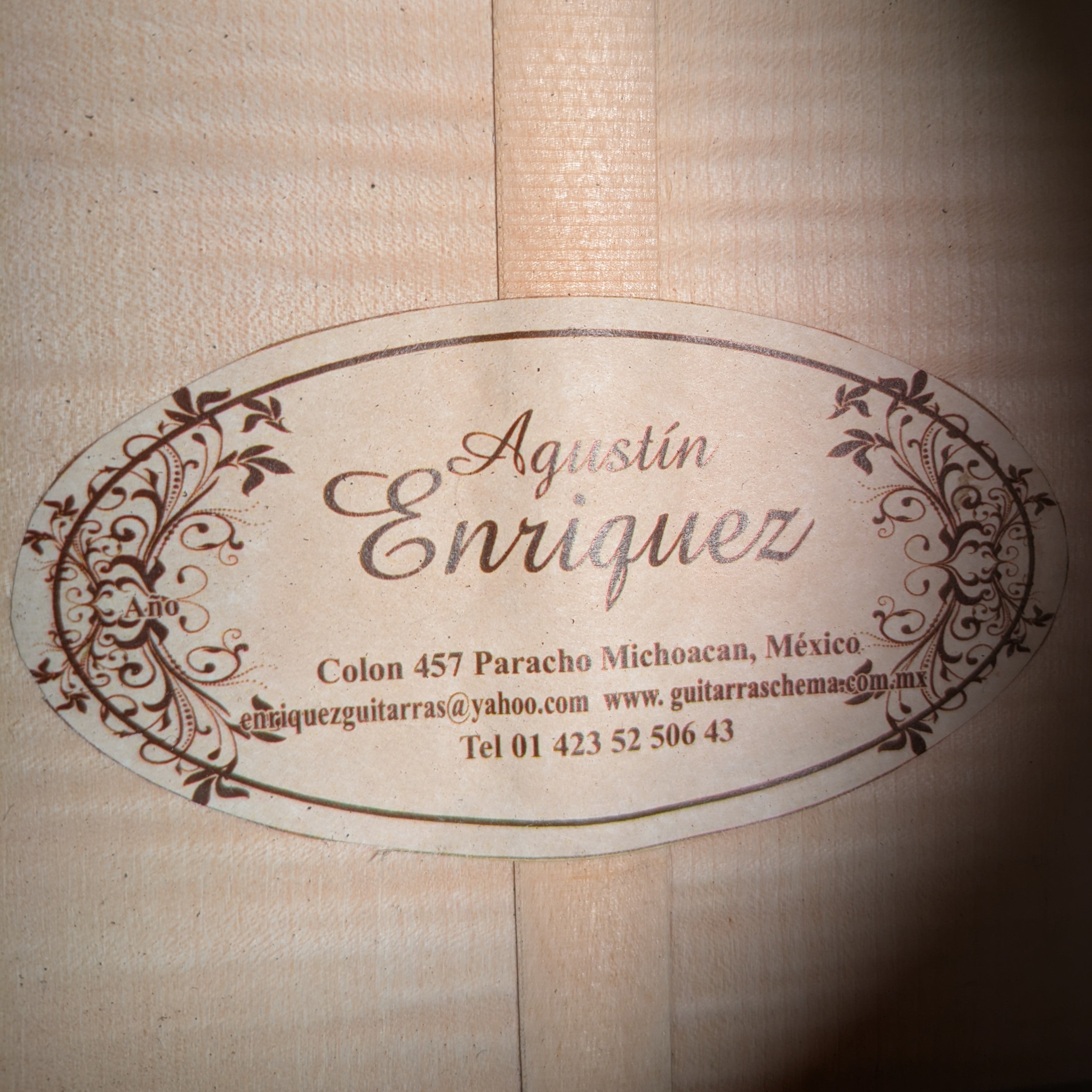 AGUSTIN ENRIQUEZ 4/4 Classical guitar 2011