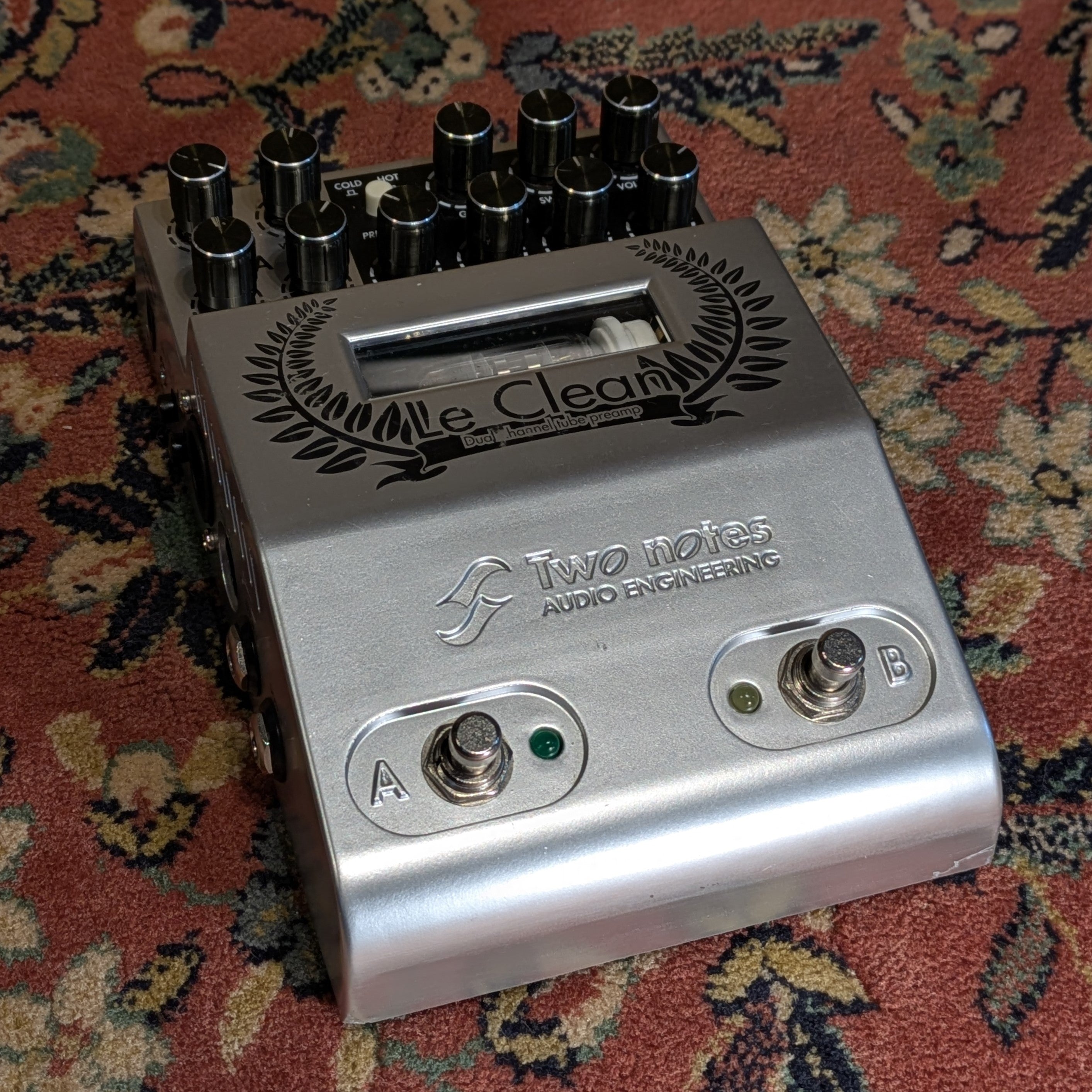 Two Notes Le Clean Dual Channel Tube Preamp 2010s - Silver
