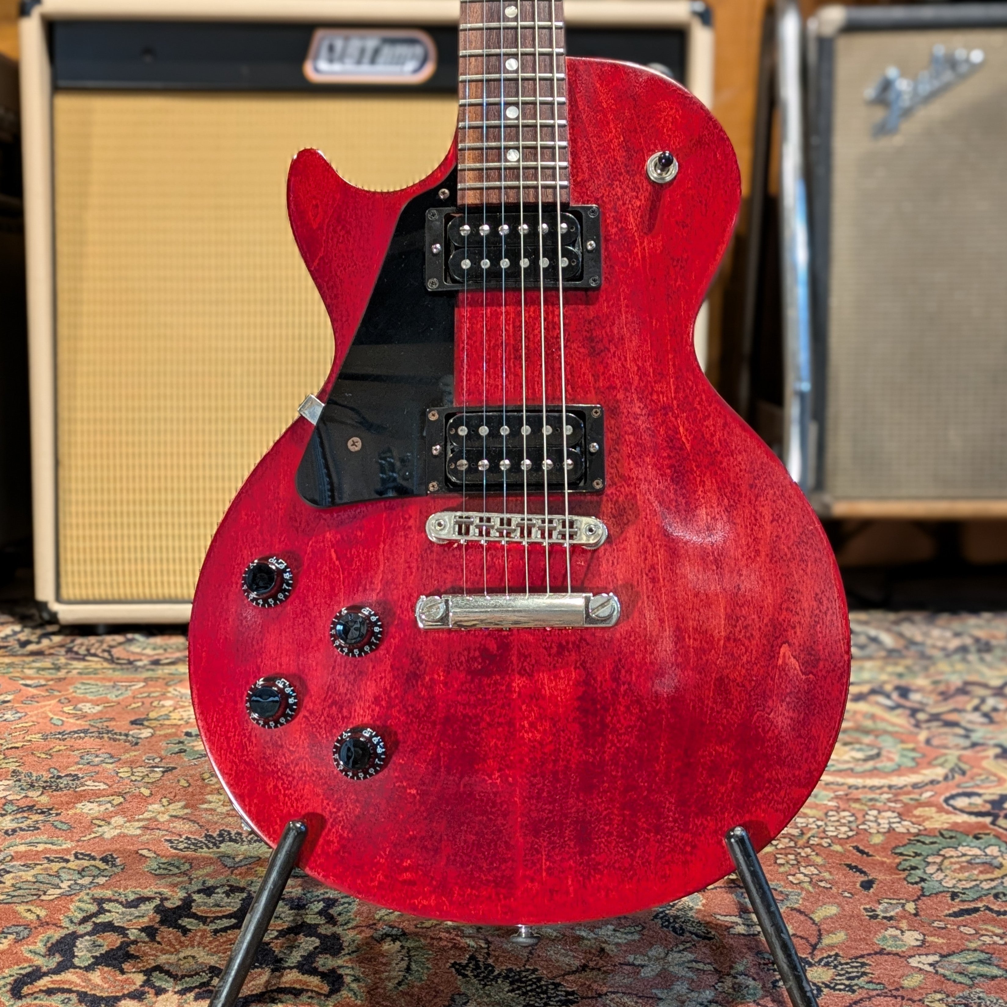 Gibson Les Paul Faded T 2017 - Left Handed - Worn Cherry