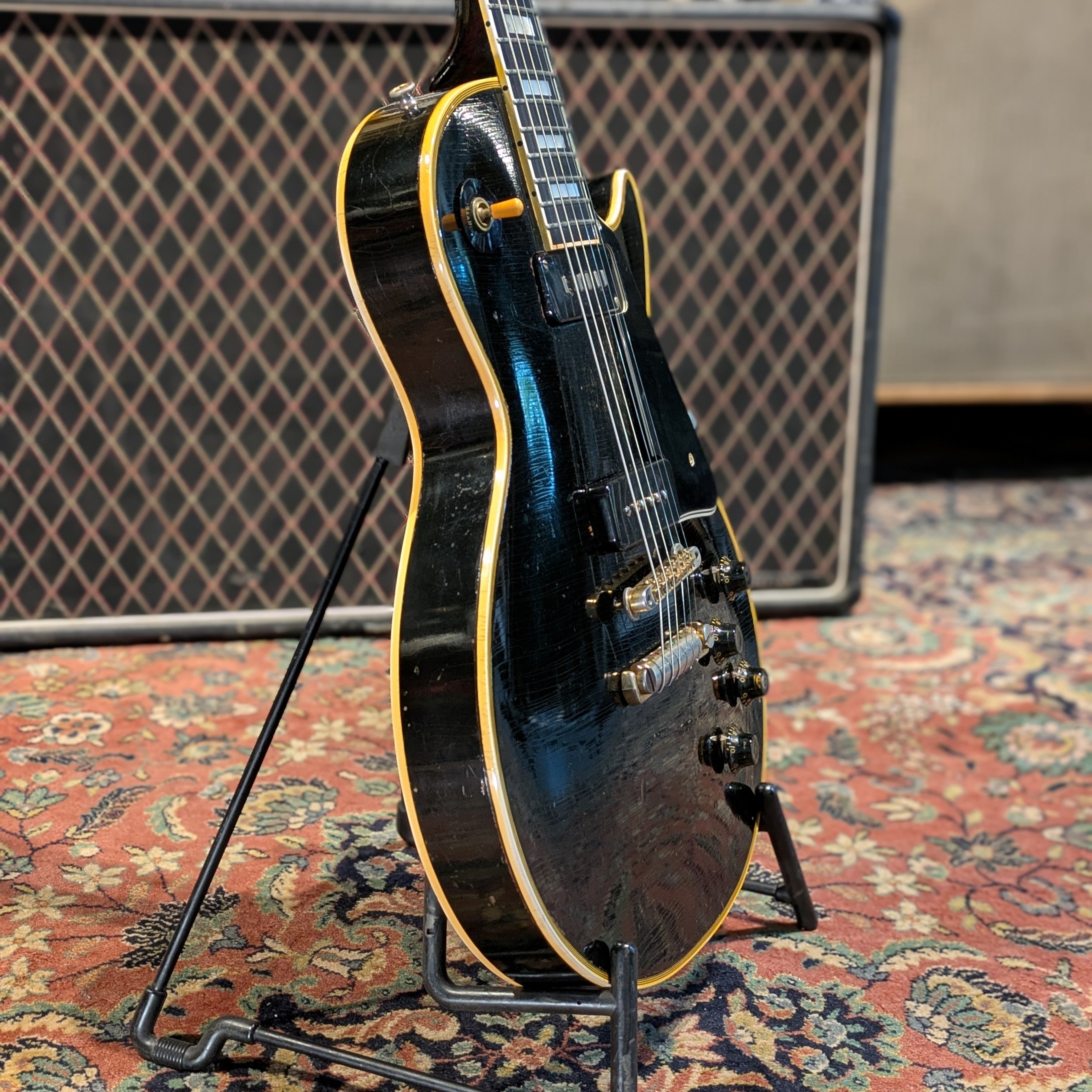 ギター Les Paul Custom shop Custom nonhistoric Gibson Les Paul Custom 1956 - Ebony – Le Shop Lyon