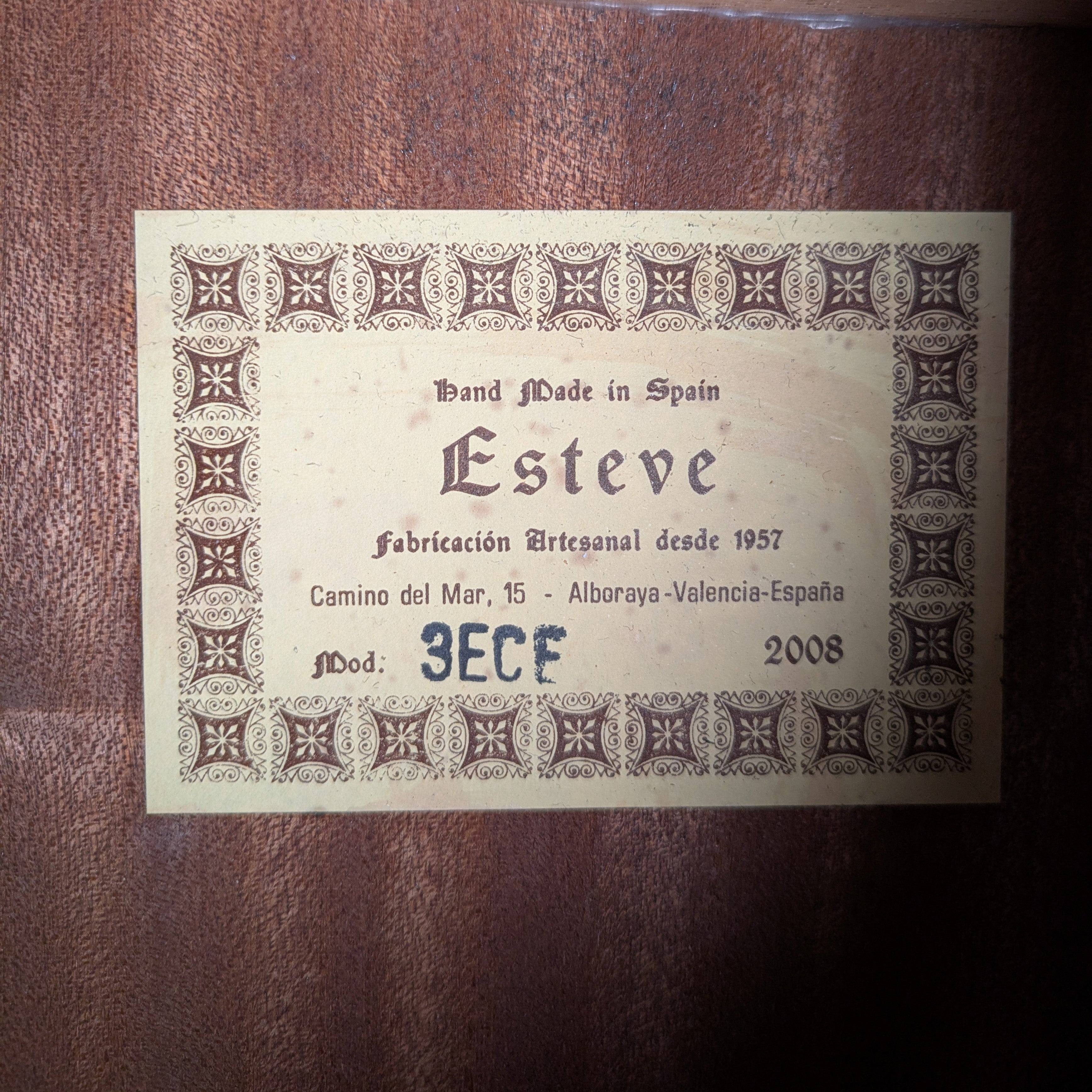 Esteve MOD-3ECE 2008