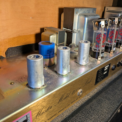 Marshall JMP 2203 Mk2 Master Model Lead 100-Watt Guitar Amp Head 1980 - Black + Cab 1960 Lead