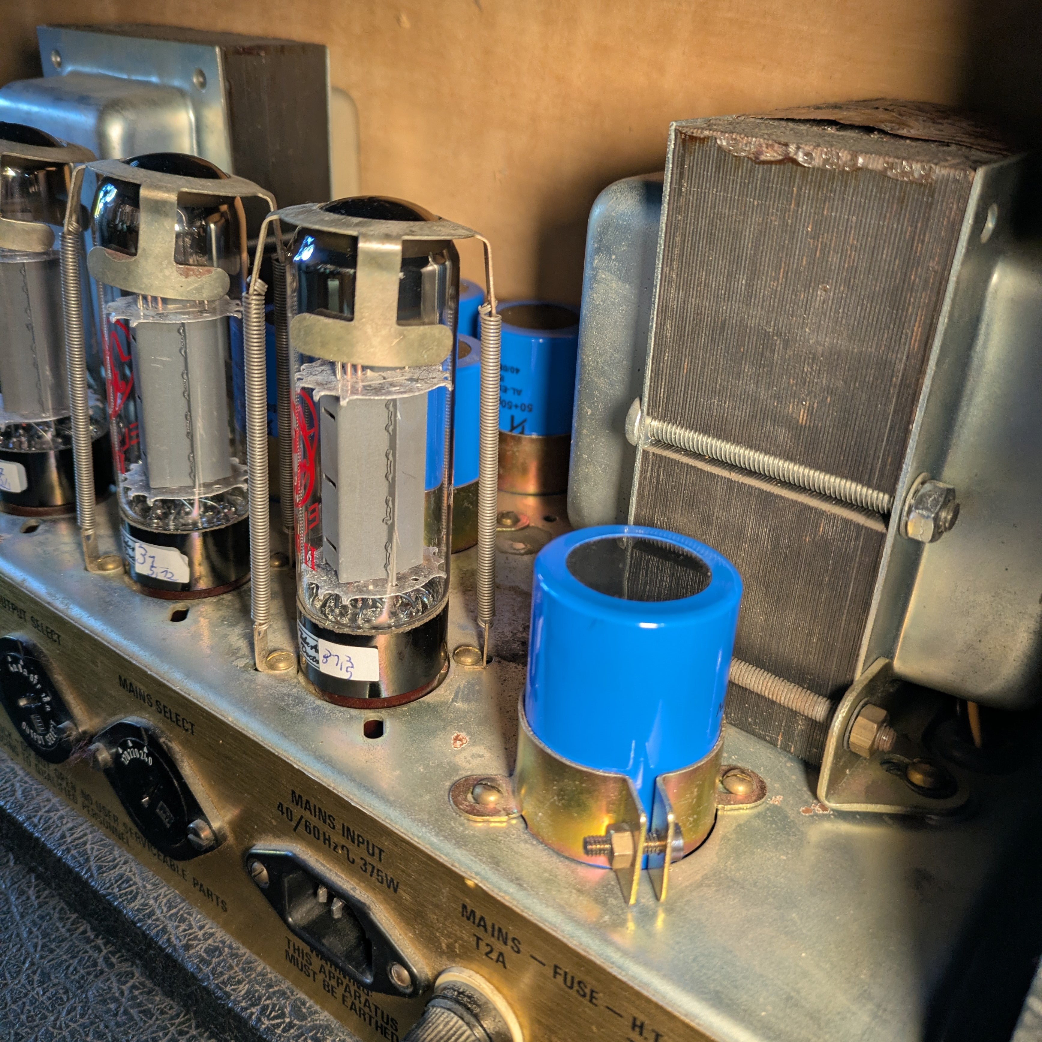 Marshall JMP 2203 Mk2 Master Model Lead 100-Watt Guitar Amp Head 1980 - Black + Cab 1960 Lead