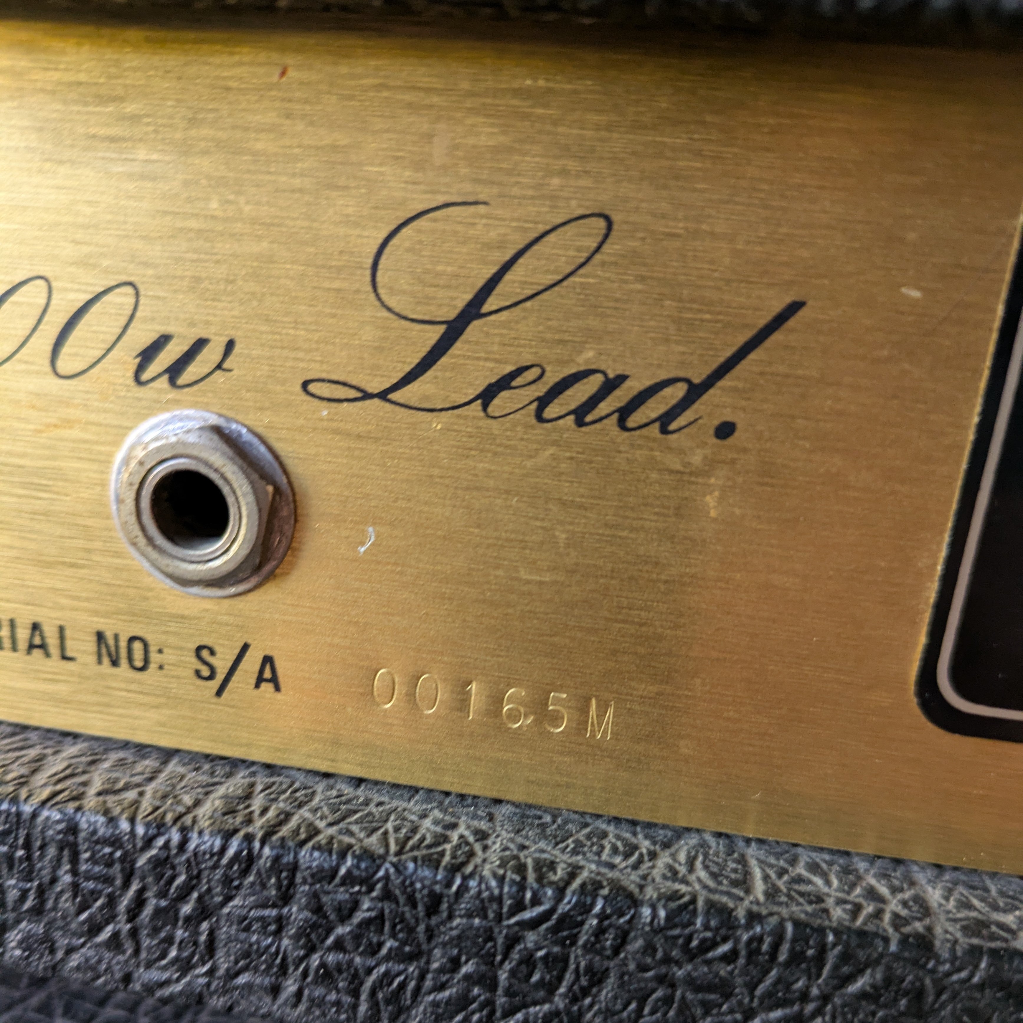 Marshall JMP 2203 Mk2 Master Model Lead 100-Watt Guitar Amp Head 1980 - Black + Cab 1960 Lead