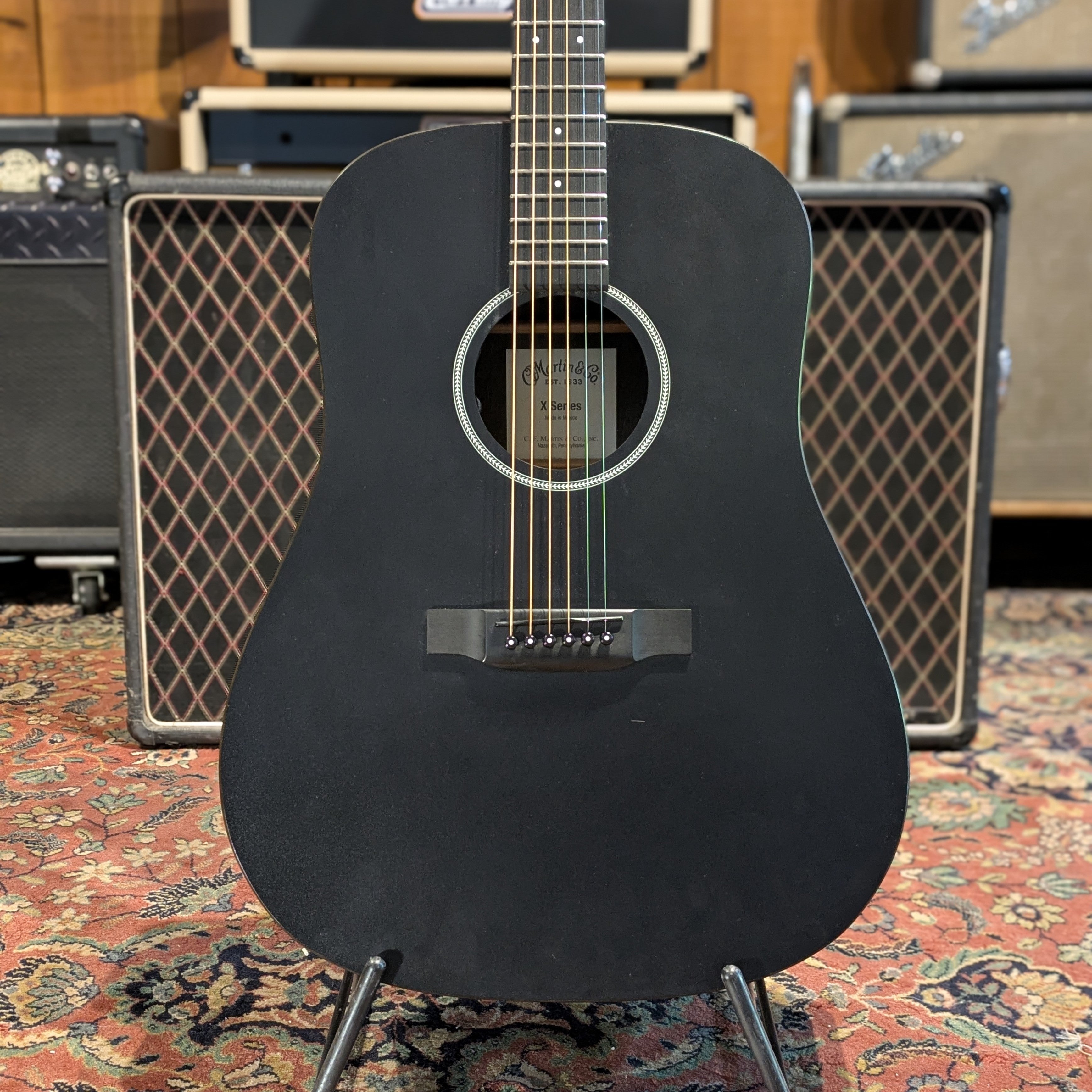 Martin X Series - DXBLACK - BLACK