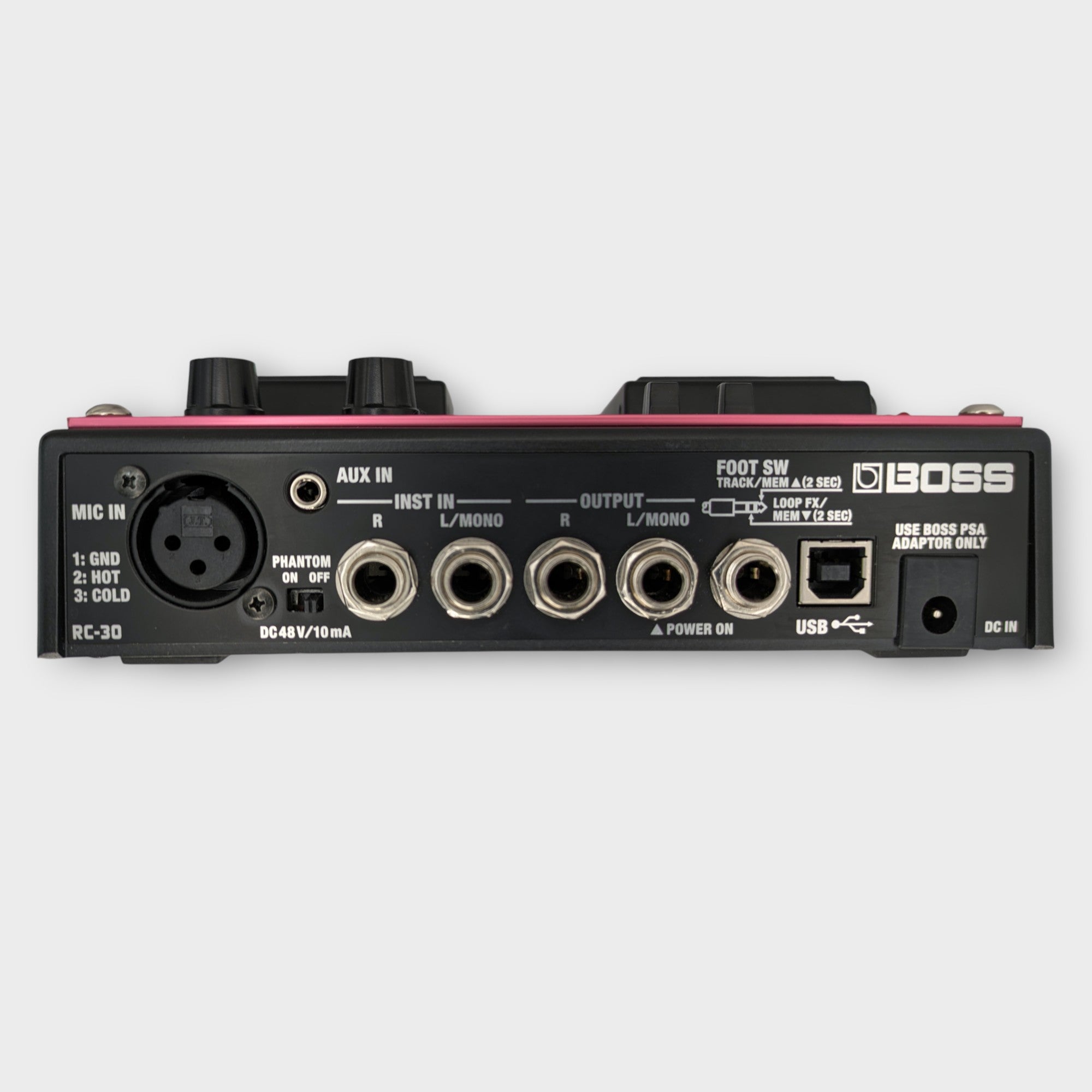 Boss RC-30 Loop Station 2011 - Present - Red
