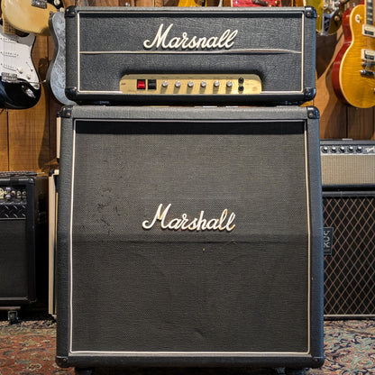 Marshall JMP 2203 Mk2 Master Model Lead 100-Watt Guitar Amp Head 1980 - Black + Cab 1960 Lead