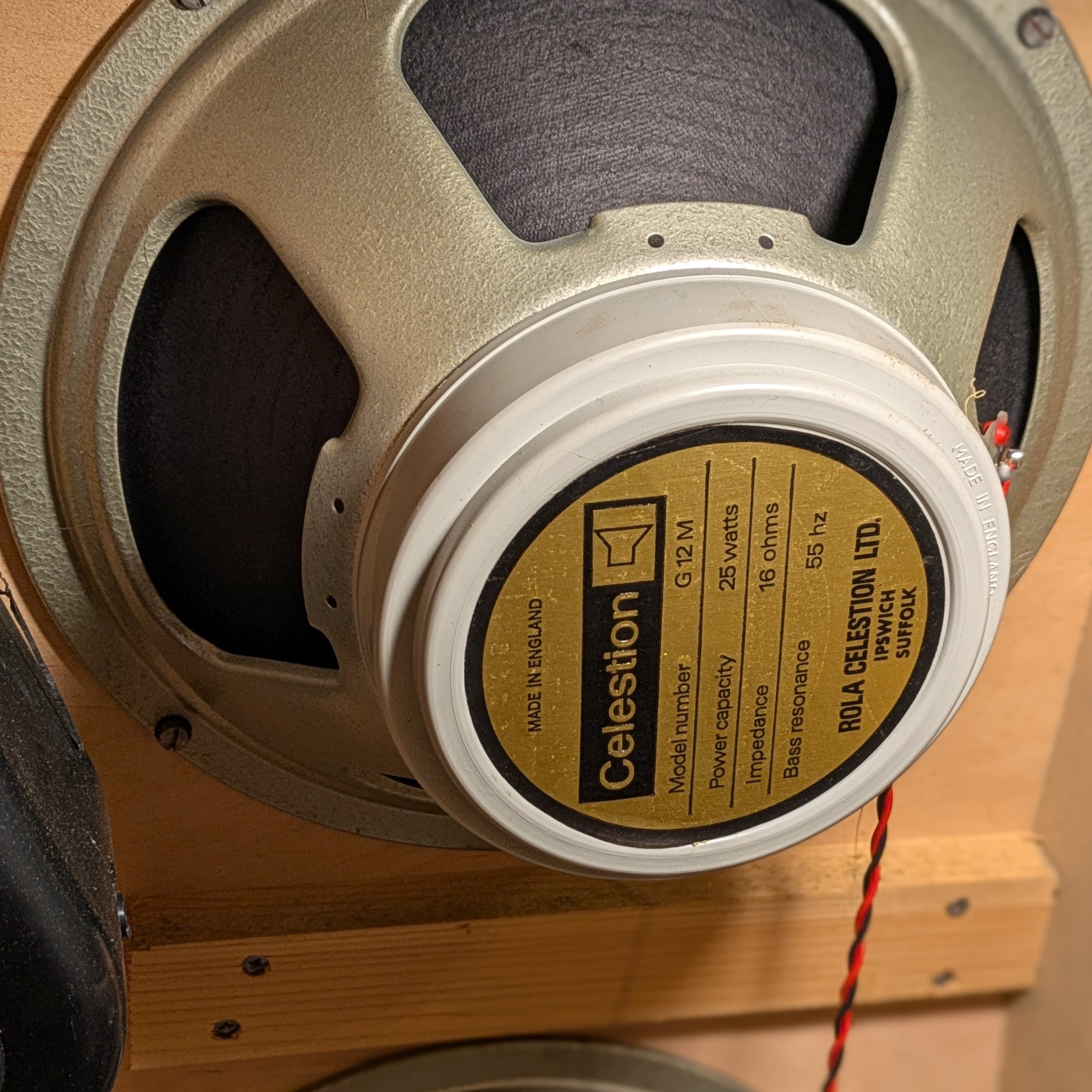 Marshall 1960A 4x12" Angled Guitar Speaker Cabinet 1973 - Black