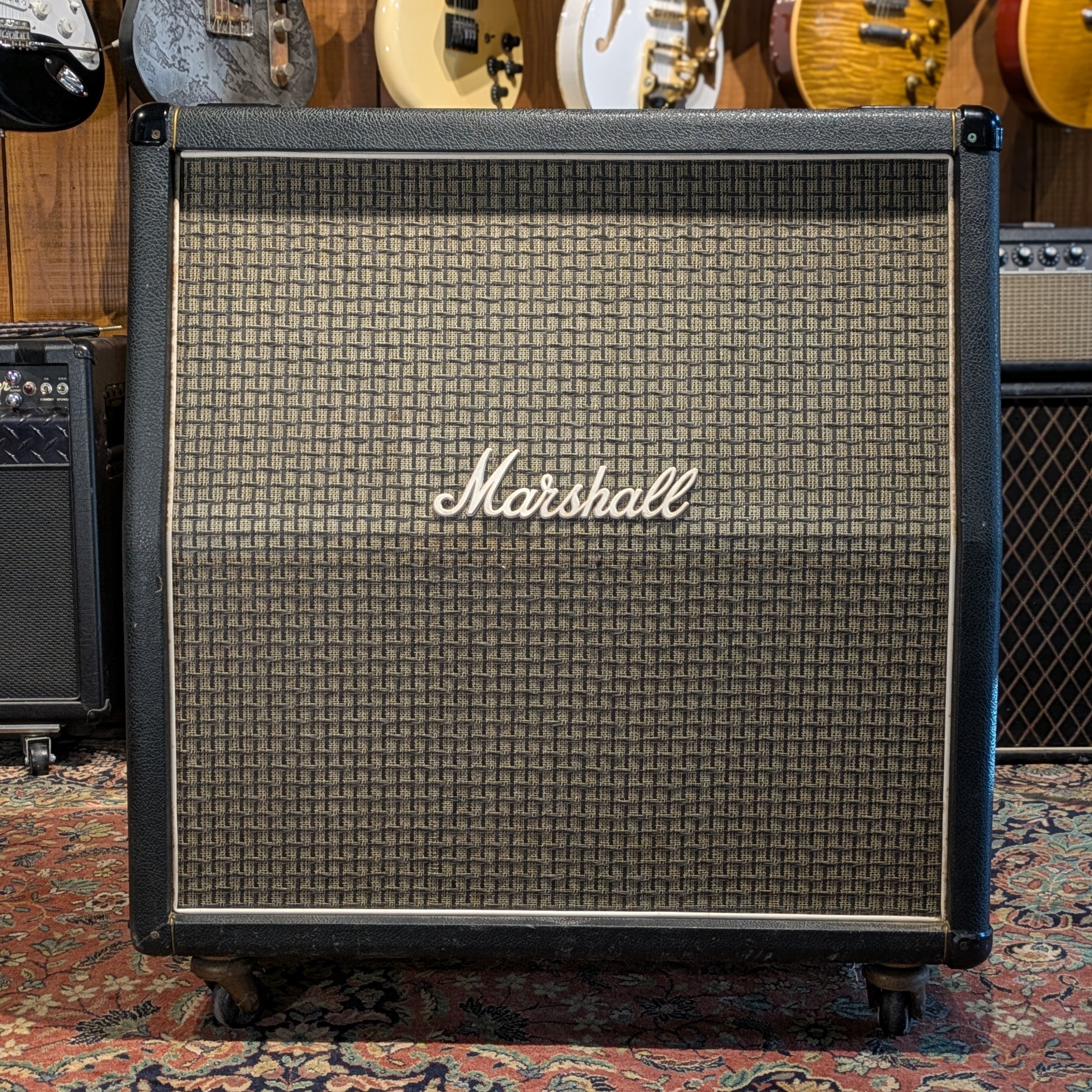 Marshall 1960A 4x12" Angled Guitar Speaker Cabinet 1973 - Black