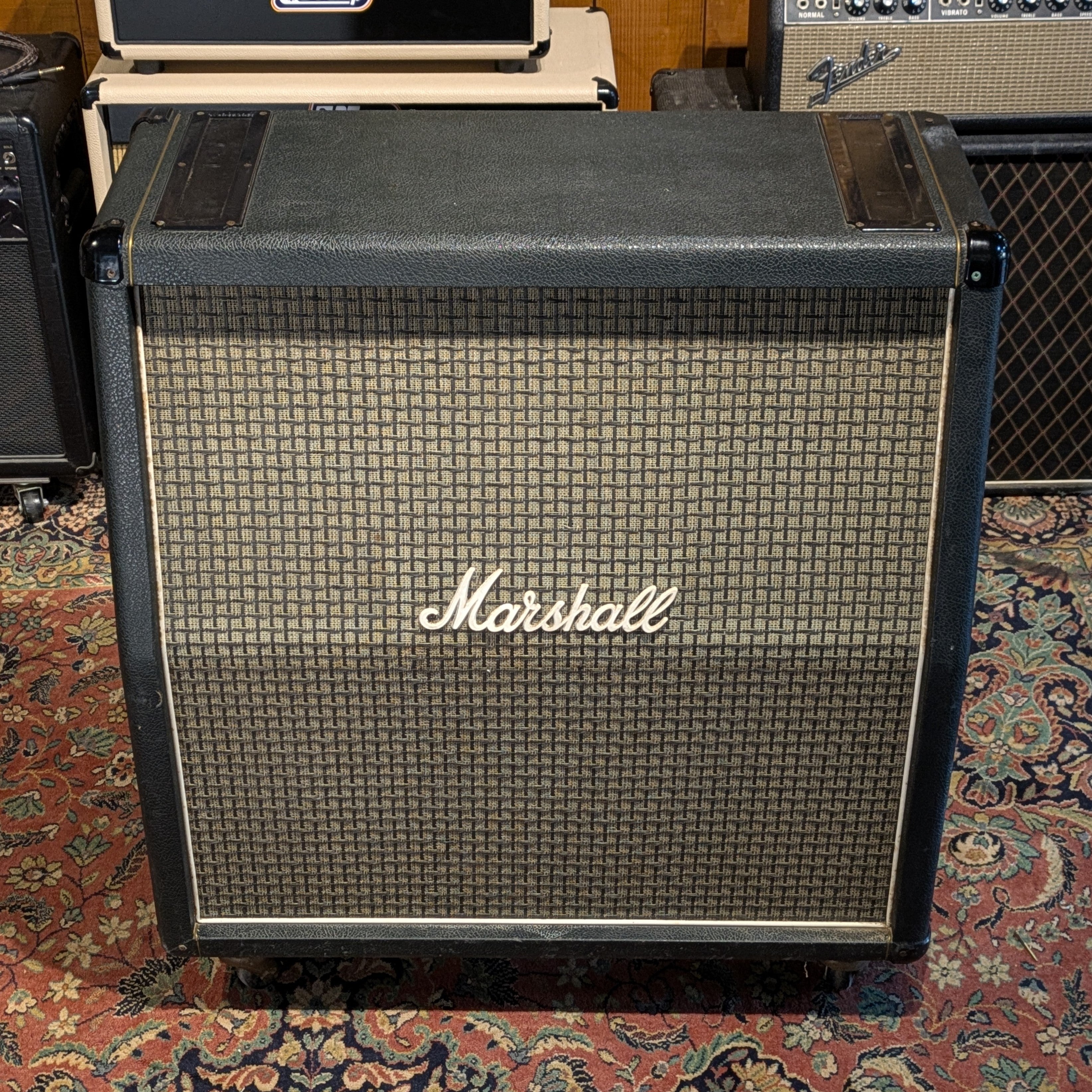 Marshall 1960A 4x12" Angled Guitar Speaker Cabinet 1973 - Black