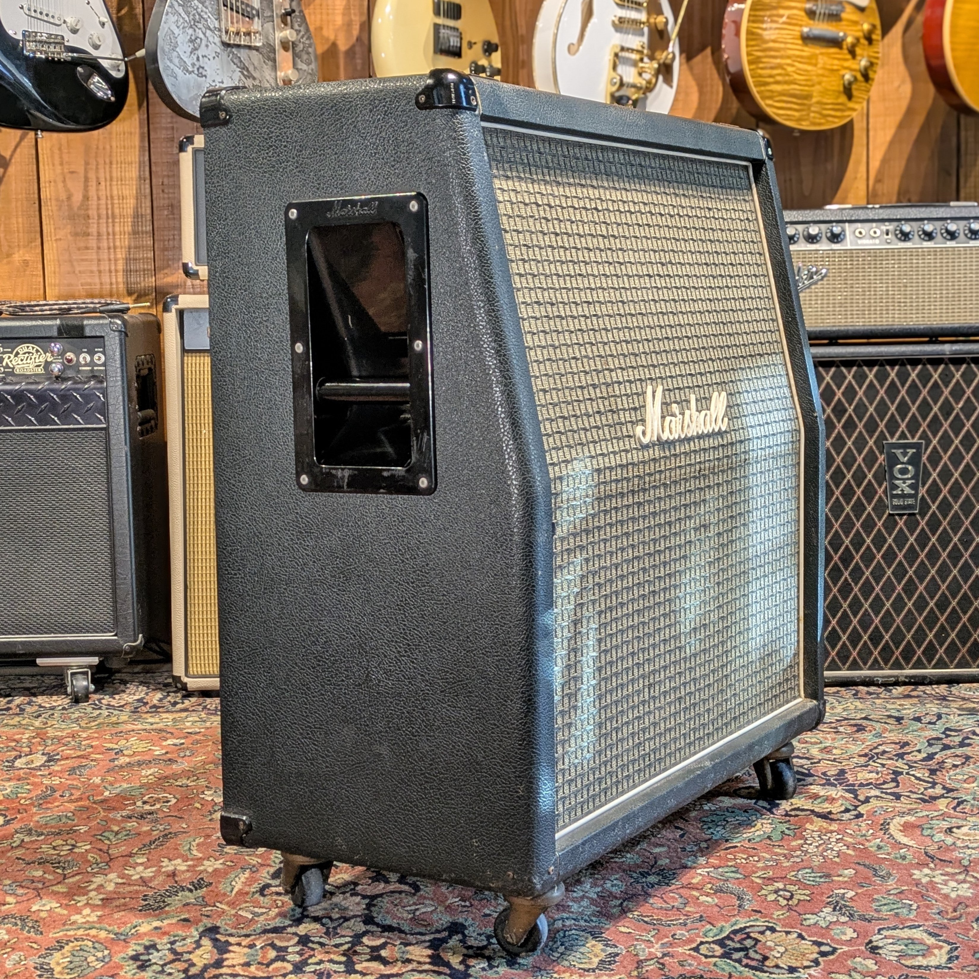 Marshall 1960A 4x12" Angled Guitar Speaker Cabinet 1973 - Black