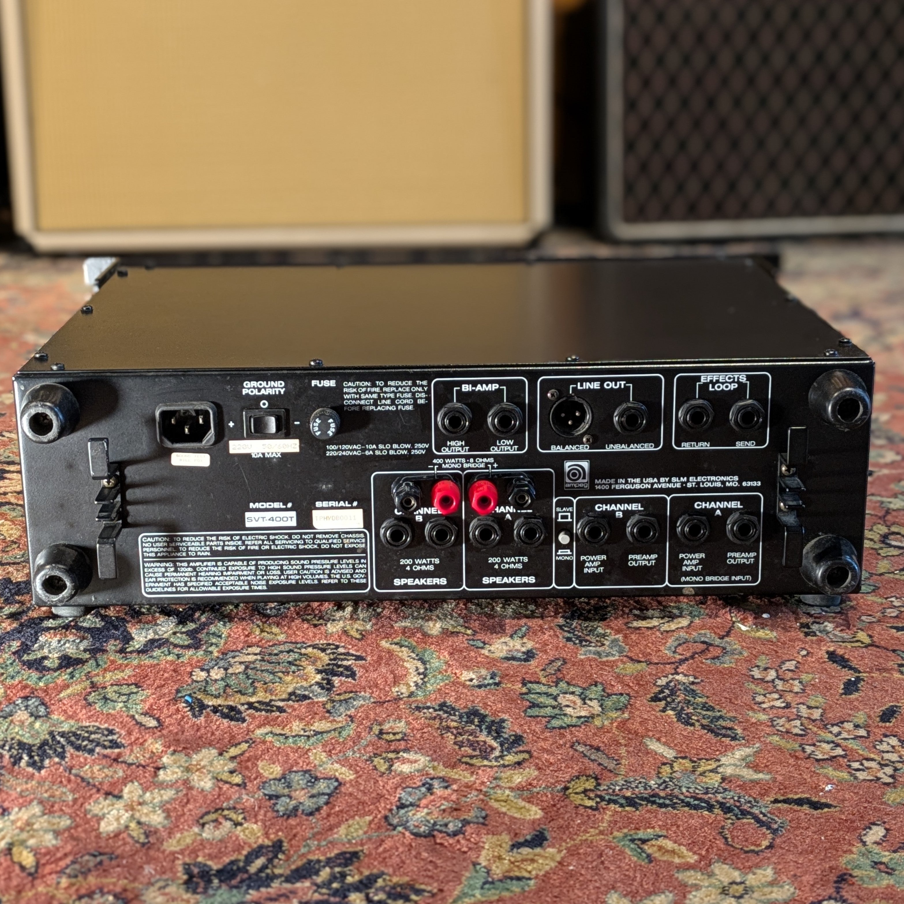 Ampeg SVT-400T - Black - USA