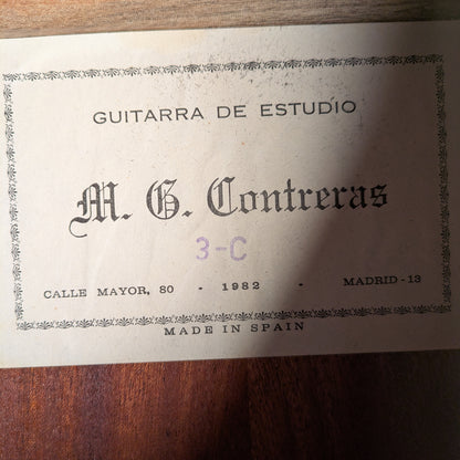 MANUEL CONTRERAS 3-C 1982