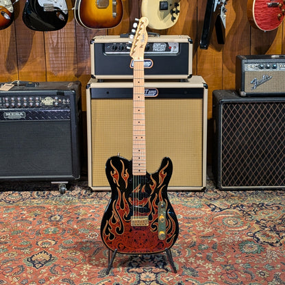 Fender James Burton Artist Series Signature Telecaster 2013 - Red Paisley Flames